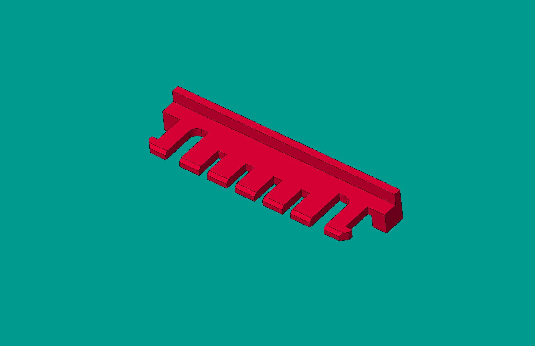 2.0間距，A2008S-7鎖片紅色