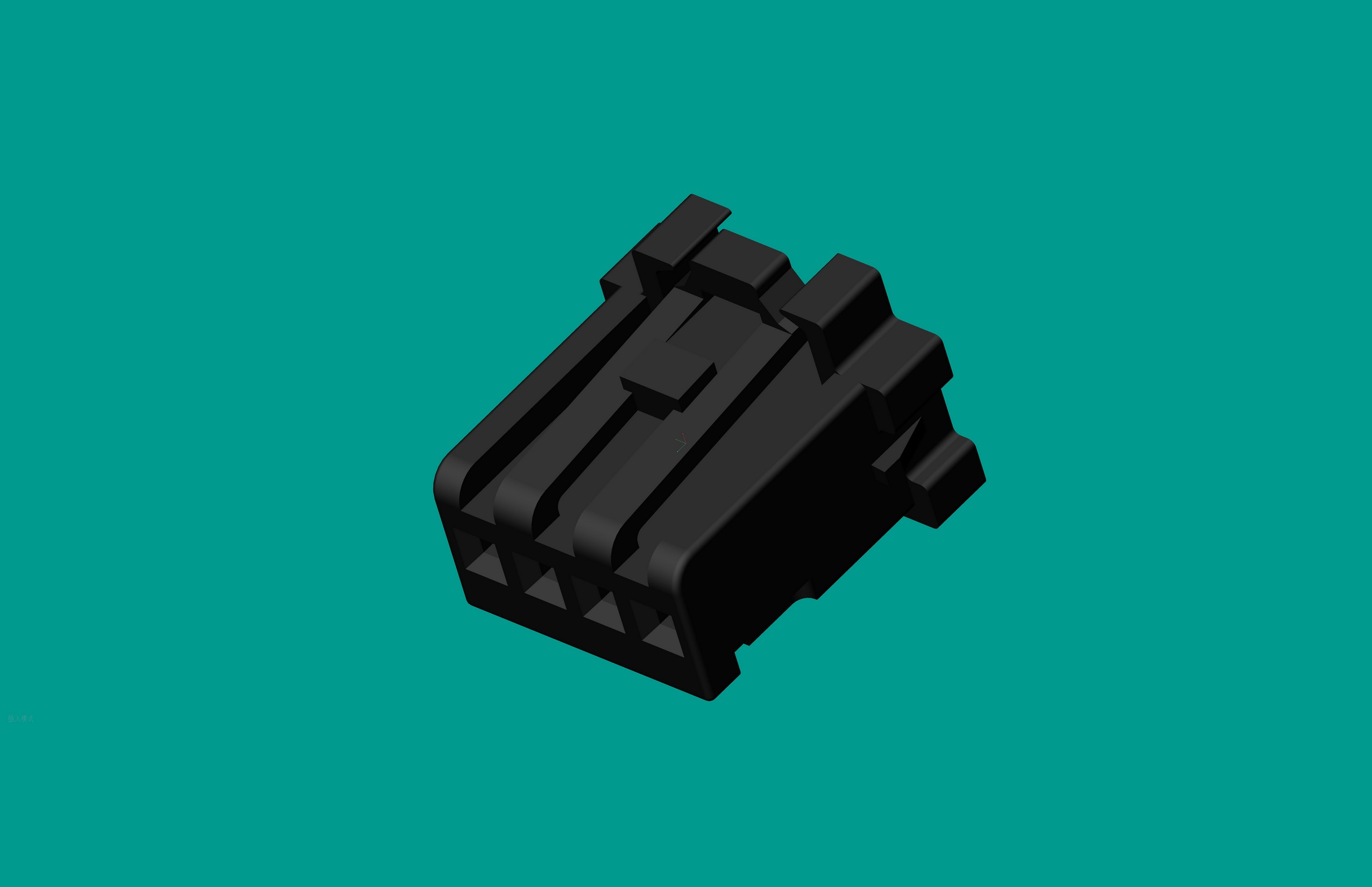 2.0間距，PNIRP-04V-S黑色