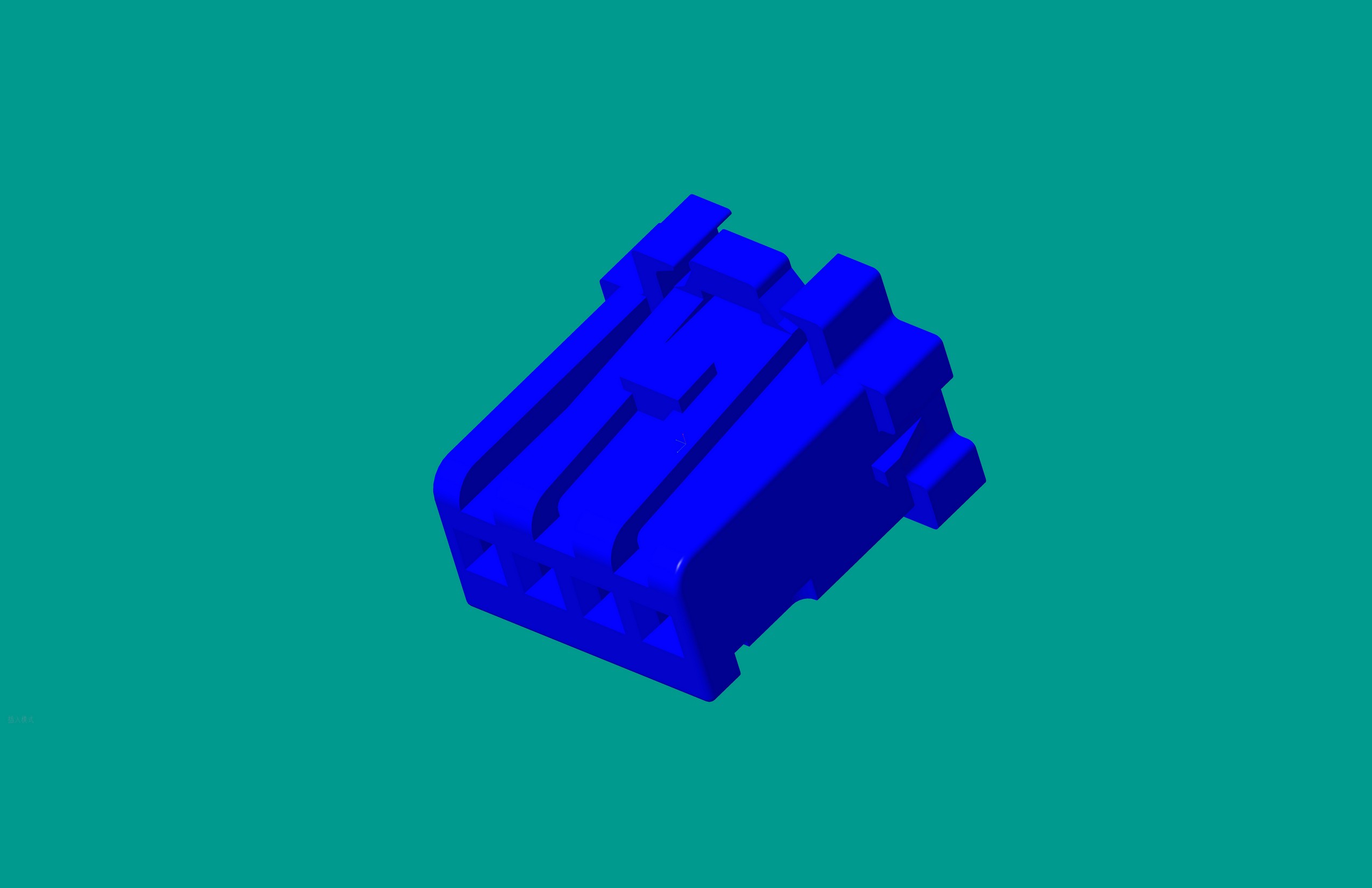 2.0間距，PNIRP-04V-S藍(lán)色