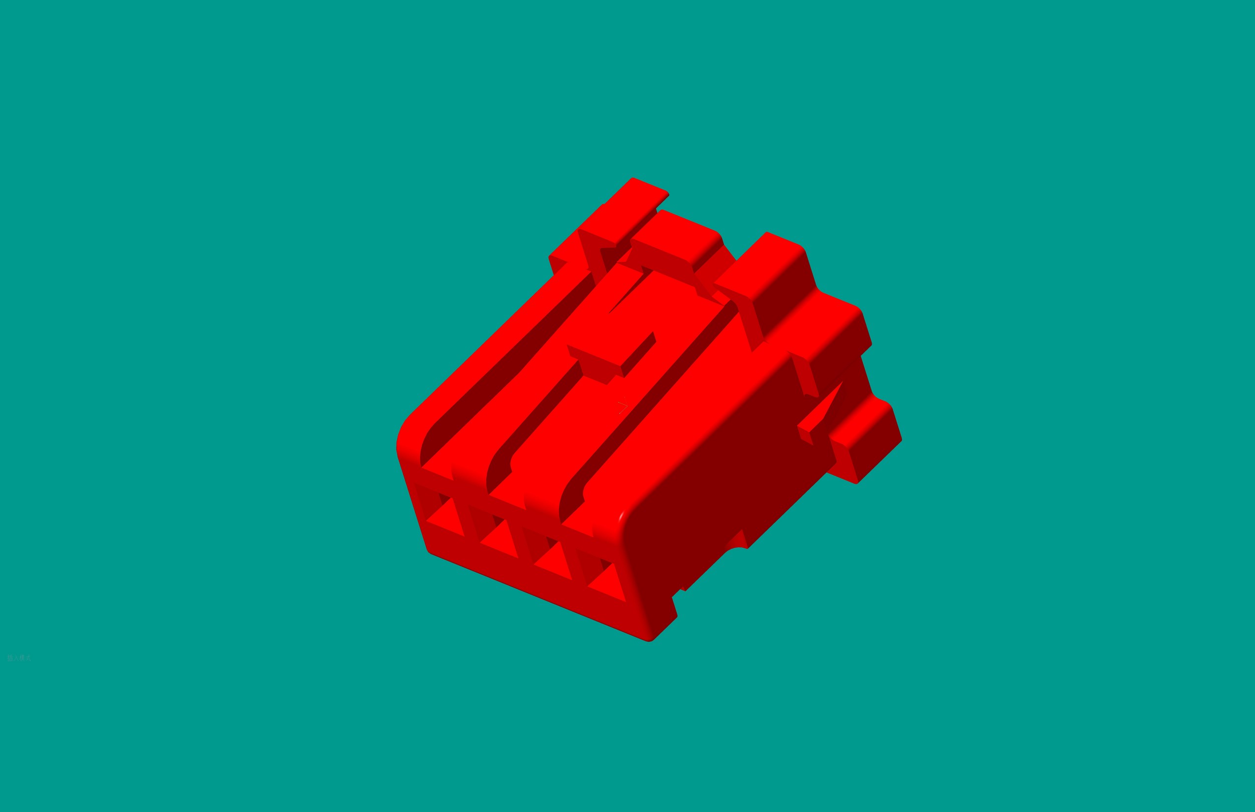 2.0間距，PNIRP-04V-S紅色