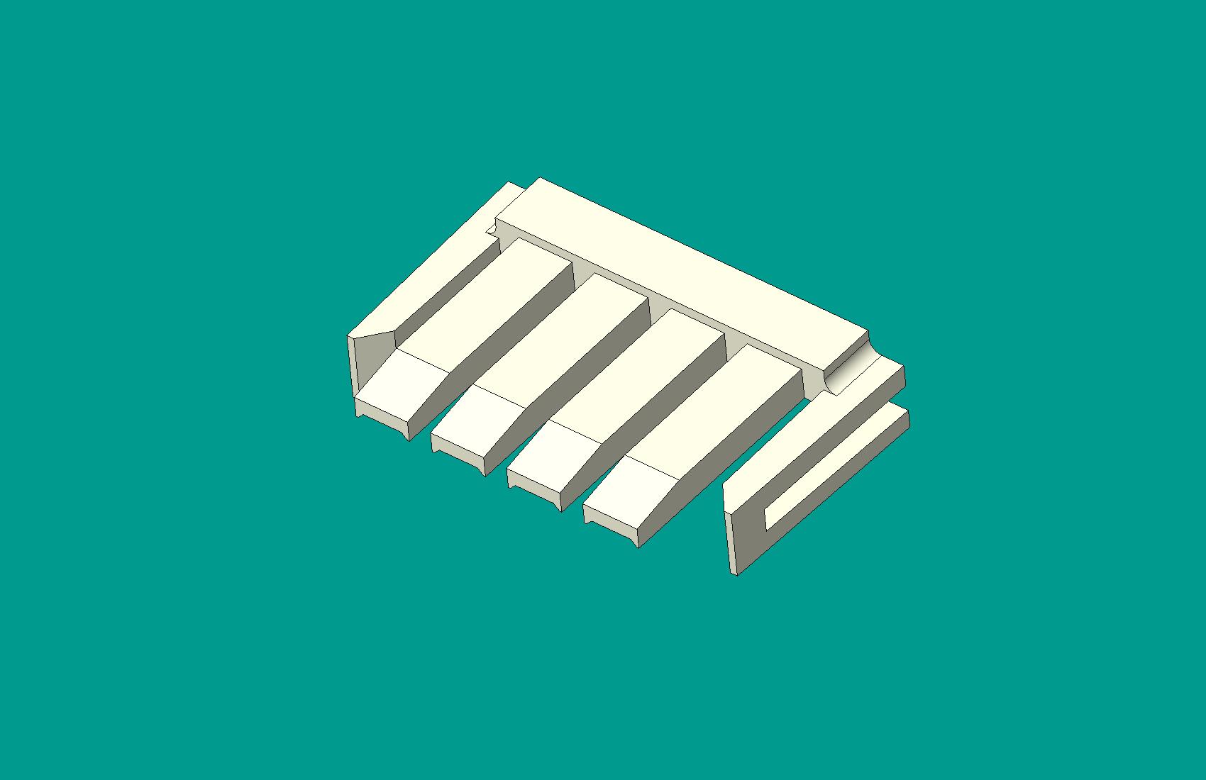 2.0間距，PNIS-04V鎖片