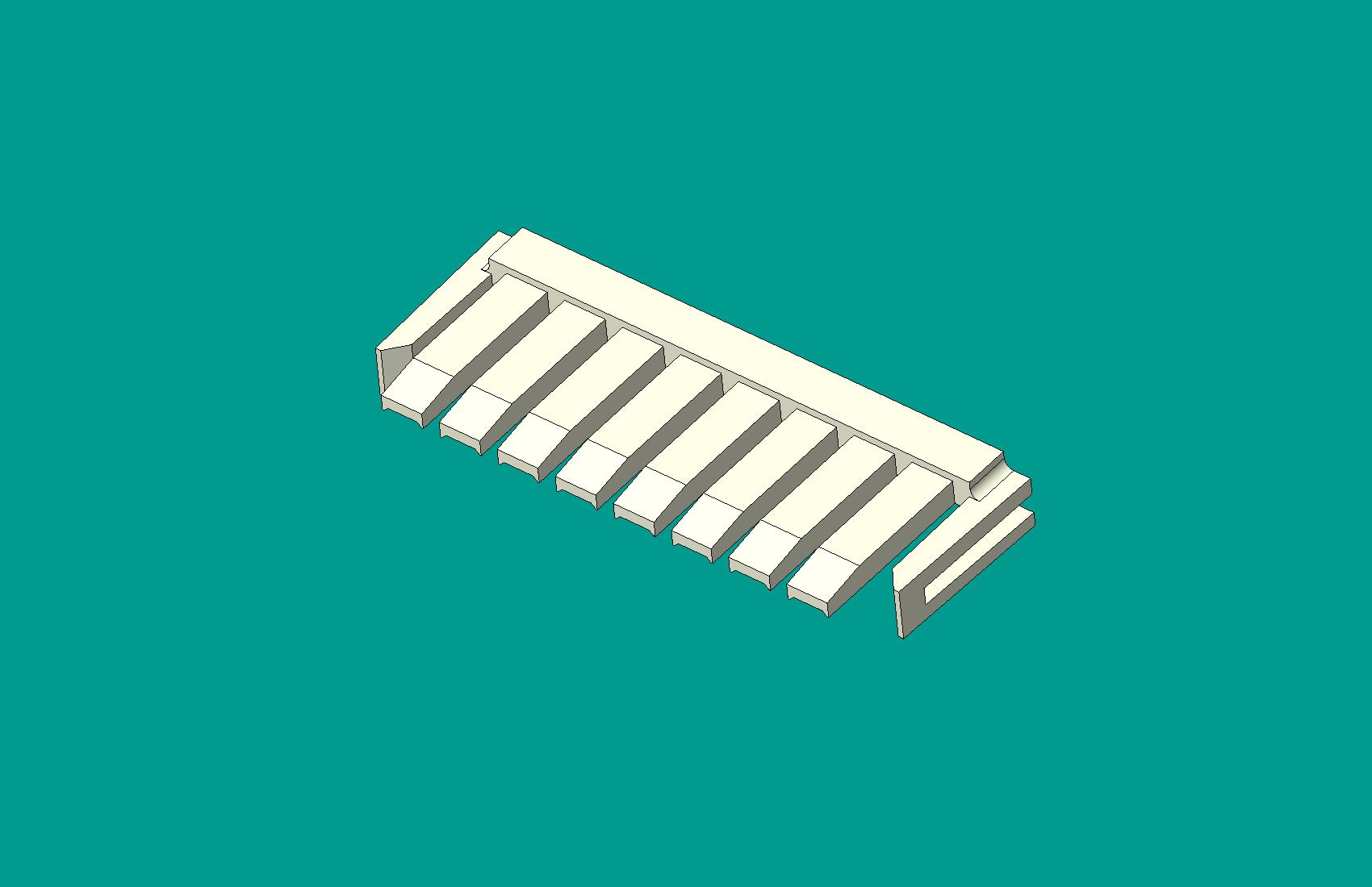 2.0間距，PNIS-08V鎖片