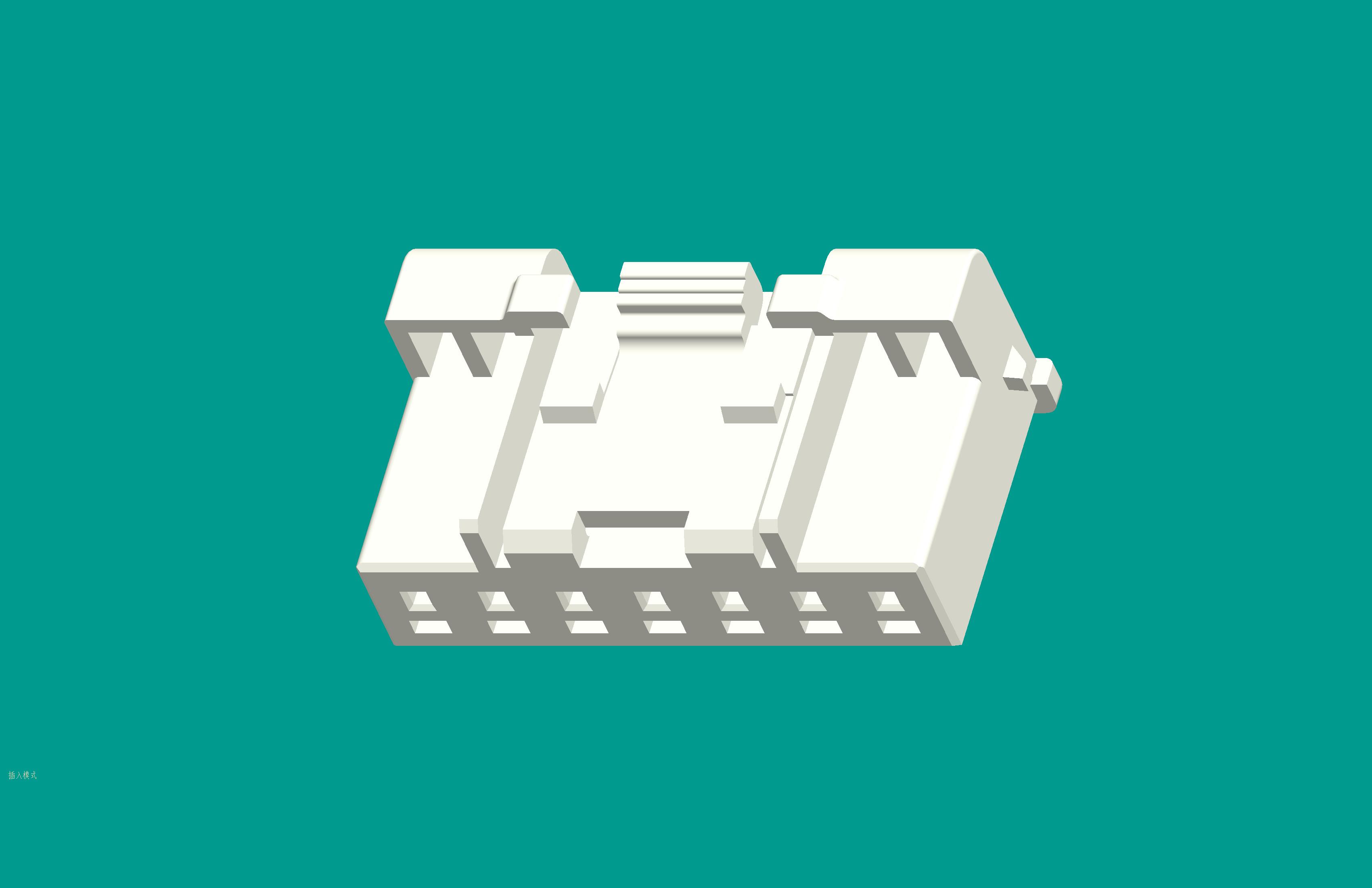 GI-7Y防呆孔座 本色 高灼熱絲-包裝