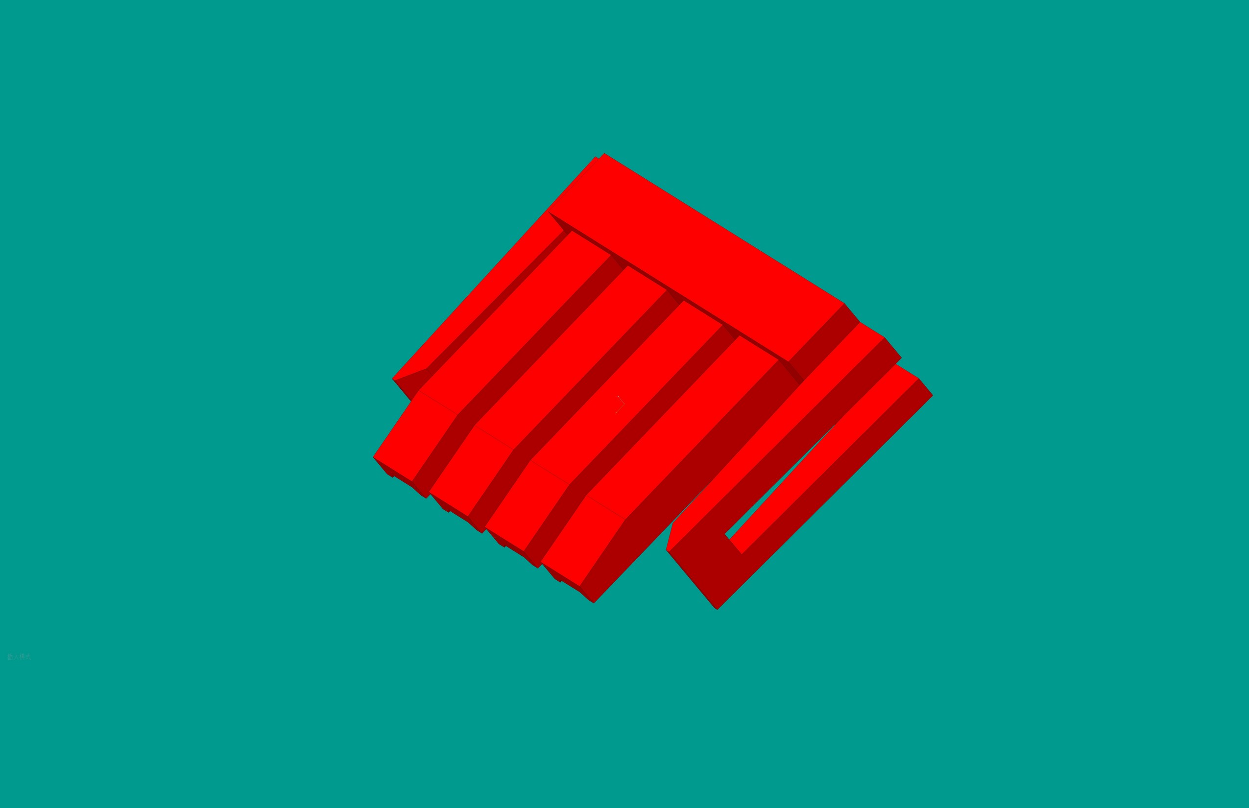 2.0間距，PNIS-04V鎖定片/紅色/