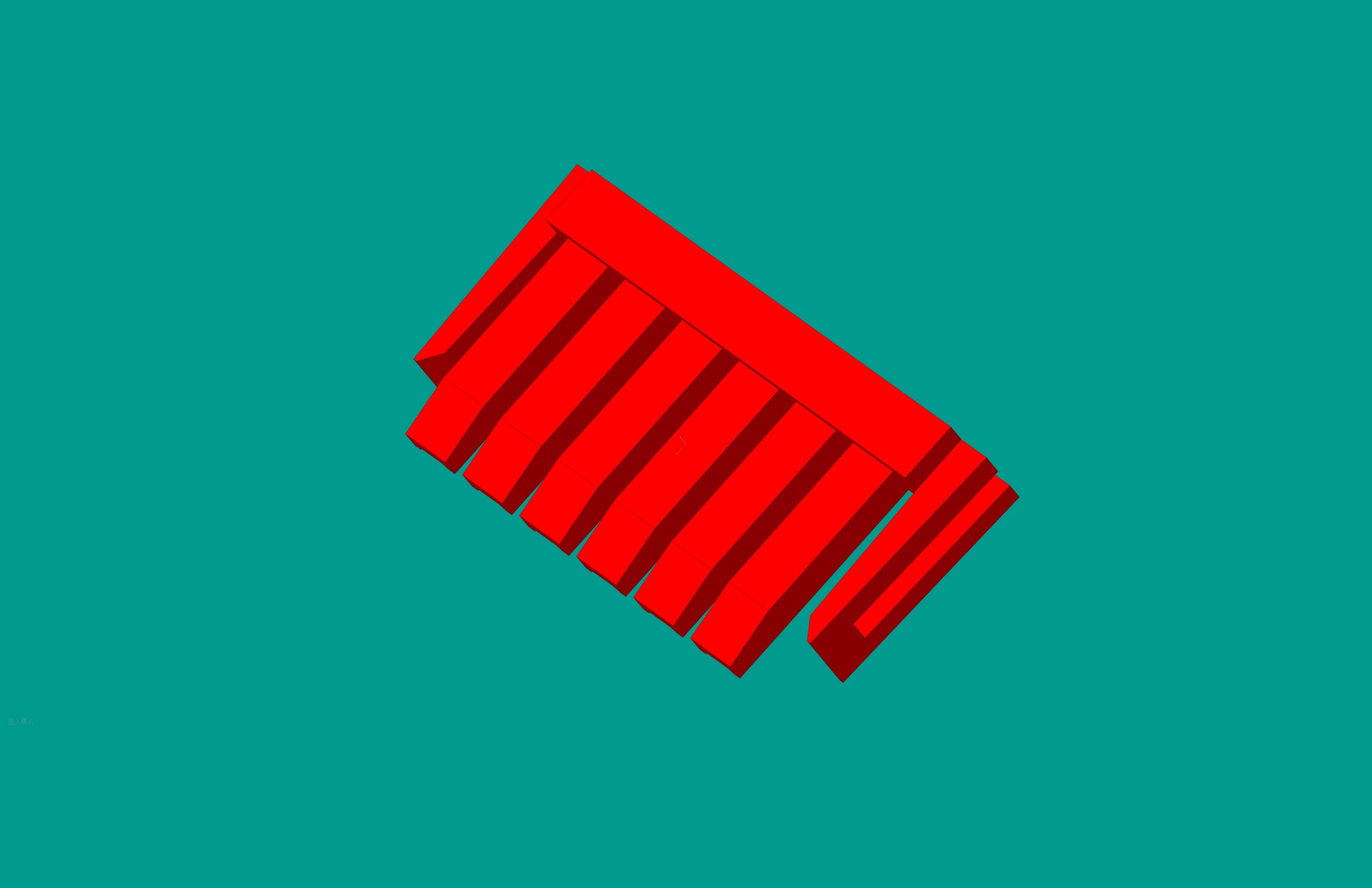 2.0間距，PNIS-06V鎖定片/紅色/