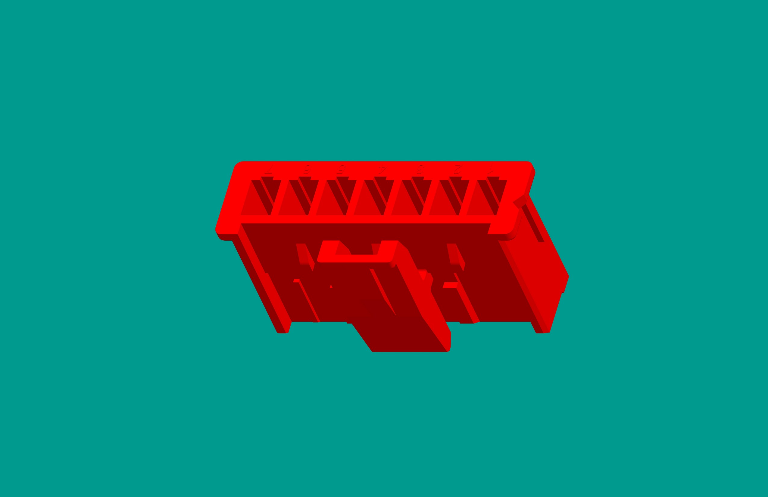 XA-7Y  PA66普通-紅色-包裝