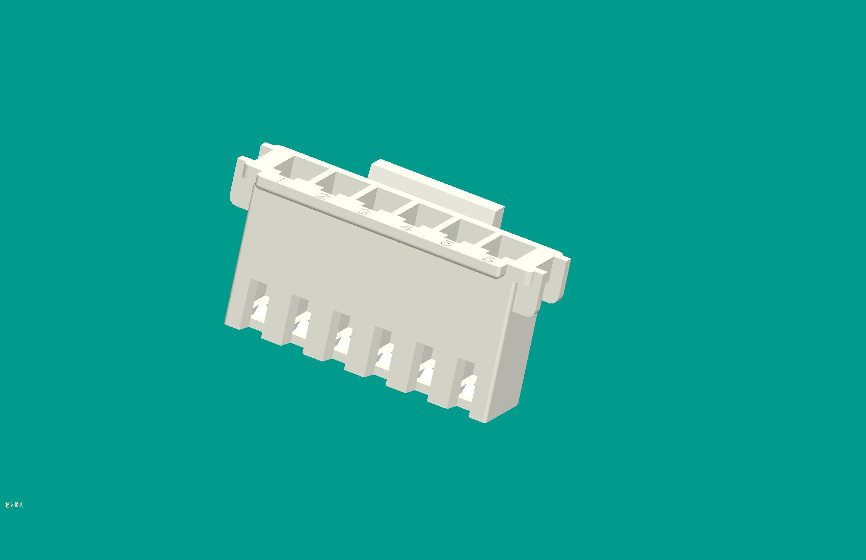 XHB帶扣-6Y插頭/白色/