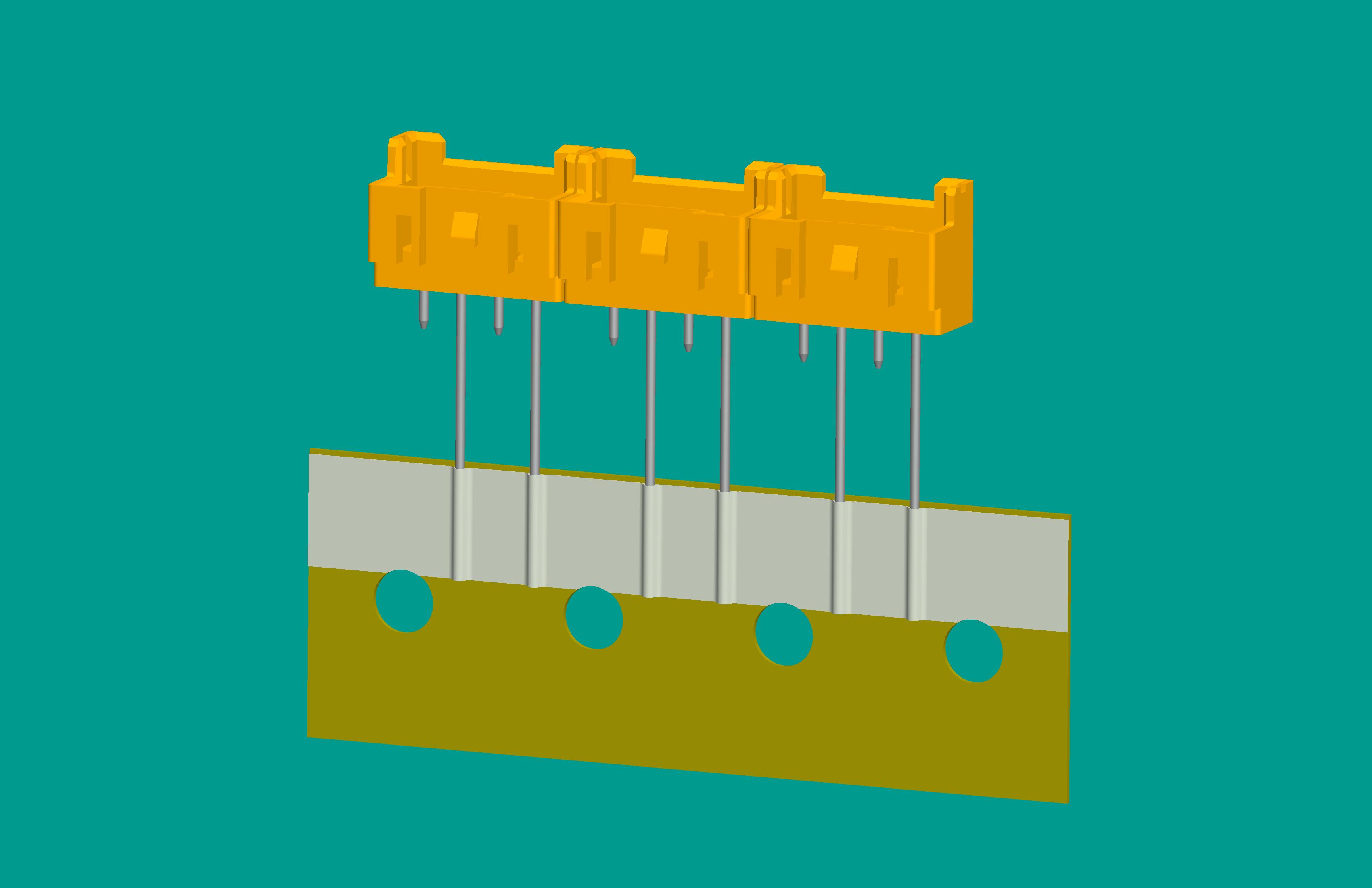 XA-4A編帶針座（黃色）