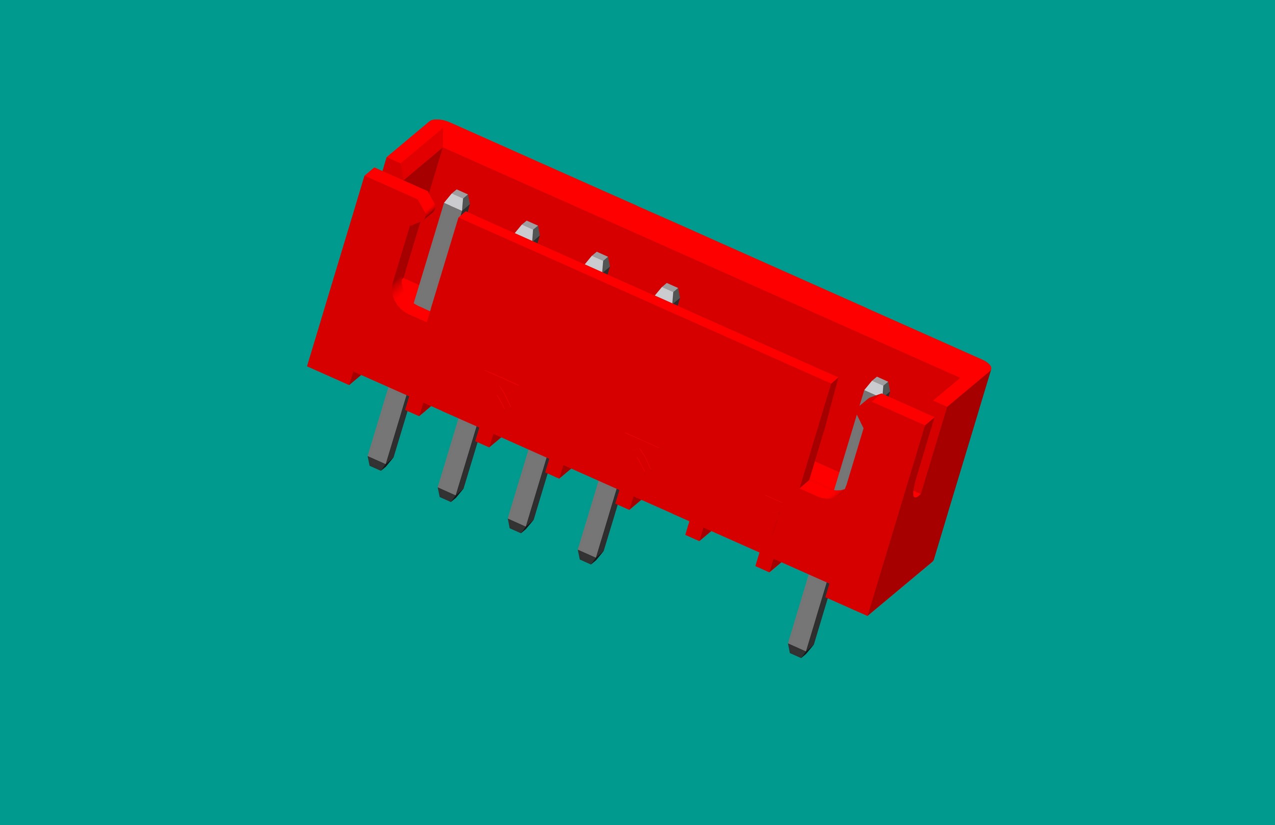XH-7A5(缺第2、3針)立式針座紅色/普通PA66